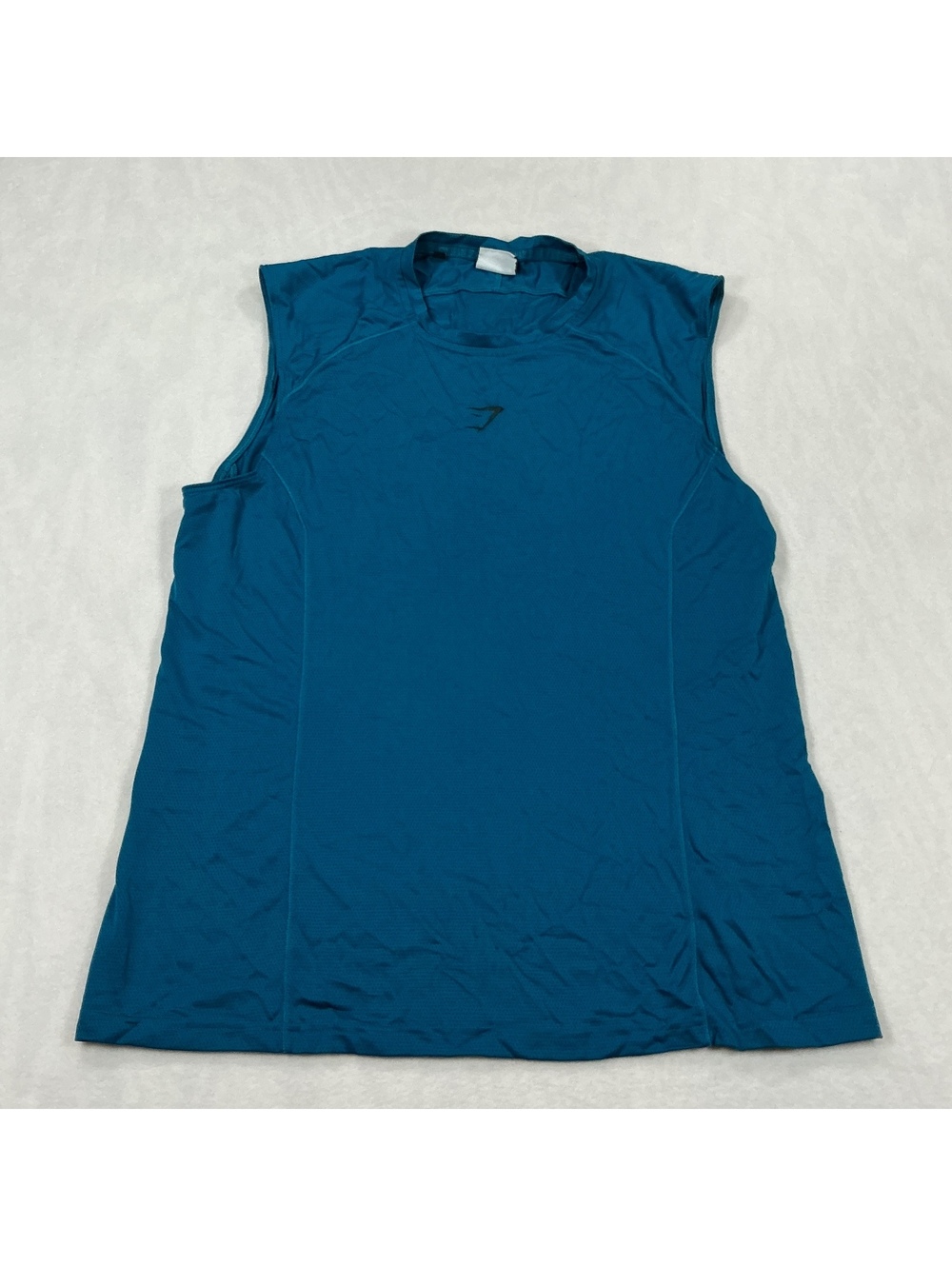 Gymshark Men’s Performance Athletic T-Shirt Blue Short Sleeve Size Medium